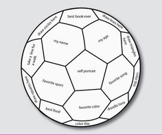 a soccer ball with the words'best book ever'written on it in different languages