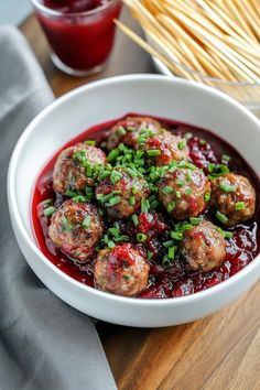 Sweet, savory, and just a little spiced, these saucy cranberry meatballs are the perfect appetizer for your next holiday party.