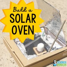 Let's get cooking! Use the hot weather to your advantage. This STEM activity is perfect for your forms of energy unit! Students will use their thermal conductors and insulators knowledge to construct a solar oven to cook s'mores.This exploration is a wonderful addition to your thermal energy unit and has everything you need to know for success!This file includes: Lesson Suggestions Directions for one method of building a solar oven Materials List Challenge Info page to show students 2 recording Engineering Design Challenge, Science Penguin, Solar Oven, Energy Activities, Outdoor Activities For Kids, Stem Projects, Forest School, Outdoor Learning, Diy Solar