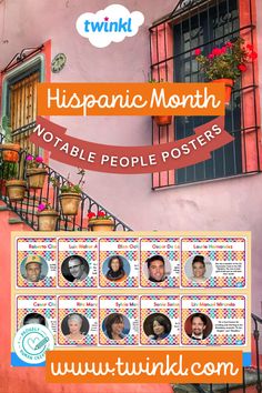 Hispanic Month Notable People Posters Ellen Ochoa, Puerto Rican Day Parade, Sandra Cisneros, Laurie Hernandez, Sonia Sotomayor, Hispanic Heritage Month, Lin Manuel Miranda, Lin Manuel