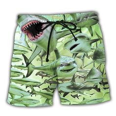 Category:WE-Pants; Season:Summer; Fabric:Polyester; Gender:Men's; Style:Boho,Hawaiian; Elasticity:Micro-elastic; Occasion:Holiday,Daily,Casual,Beach; Fit Type:Regular Fit; Function:Quick Dry; Waistline:Mid Waist; Pattern:Graphic Prints,Shark; Design:with Mesh lining,3D Print,Drawstring,Elastic Waist; Pants Type:Board Shorts,Swim Trunks,Swim Shorts; Fly Type:Drawstring,Elasticity; Front page:FF; Listing Date:04/22/2023; Production mode:External procurement; Hips:; Length:; Waist:; Fit US Size:; F Stretch Swim Trunks With Built-in Shorts For Beachwear, Fishing Clothes, Shark Graphic, Tropical Swim Trunks With Built-in Shorts For Surfing, Blue Tropical Swim Trunks With Built-in Shorts, Multicolor Swim Trunks With Built-in Shorts For Poolside, Multicolor Swim Trunks With Built-in Shorts For Swimming, Daily Holidays, Hawaiian Shorts