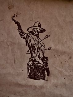 Western Chest Tattoo Men Ideas, Millwright Tattoo, Rotting Tattoo, Grunge Tattoo Sleeve, Mexican Western Tattoo, Highwayman Tattoo, Cowboy Aesthetic Tattoo, Western Nature Tattoo, The Growlers Tattoo