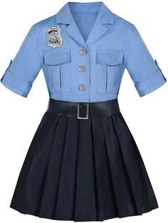 Police Officer Uniform, Officer Uniform, Costume Carnaval