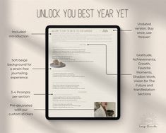 an image of a paper with information about the best year yet written in english and spanish