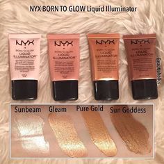 Nyx Cosmetics, Nyx Born To Glow, Beauty Make-up, Affordable Makeup, Makeup Swatches, Drugstore Makeup, Makeup Goals, Love Makeup