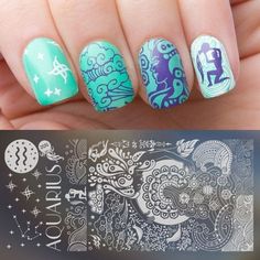 new Fab Aquarius Nails Ideas for 2019 • stylish f9 Aquarius Nails, Birthday Nail Set Ideas, Nail Set Ideas, Birthday Nail Set, What Nails, Birthday Nail Ideas, Birthday Nail, Aquarius Season, Set Ideas