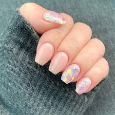 Pink Nail Ideas, Cruise Nails, Opal Nails, Long Square Nails, Spring Acrylic Nails, Nail Time, Ombre Acrylic Nails, Nail Designs Valentines