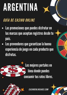 an advertisement for a casino game called argentina