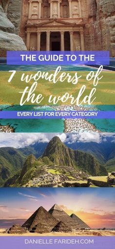 the guide to the 7 wonders of the world