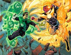 Art Dc Comics, Green Lantern Hal Jordan, Lantern Art, Hal Jordan, Agent Orange