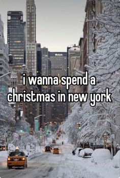 the words i wanna spend a christmas in new york