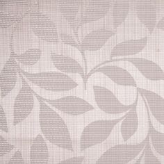 a white and grey wallpaper with leaves on it