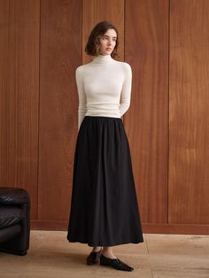 Composition : POLYESTER 60% VISCOSE 40%Country of Origin : CHINA Long Black Skirt Plus Size, Academia Long Skirt, Casual Full-length Black Skirt, Long Black Skirts, Black Skirt Plus Size, Stylish Teacher Outfits, Full-length Black Lined Skirt, Black Full-length Relaxed Skirt, Black Full-length Elastane Maxi Skirt