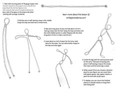 the instructions for how to tie a rope with scissors and other items on it, including an instruction manual