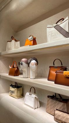 Handbag Display, Bag Closet, Fendi Store, Mannequin Display, Store Design Boutique, Retail Inspiration