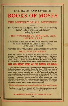 an old book with red and black lettering on the front cover, which reads books of mosss