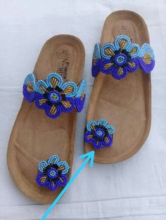 We proved quality Birkenstock beaded slippers of all kind we high quality leather for all weather..contact us via WhatsApp +233245023925 Traditional Beaded Flip Flops For Festivals, Beaded Slip-on Sandals For Summer, Beaded T-strap Sandals For Beach, Mexican Shoes, Shoe Refashion