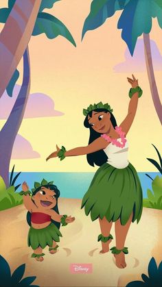 Lilo And Nani, ليلو وستيتش, Lilo And Stitch Drawings, Ocean Aesthetic, Stitch Drawing, Lilo Et Stitch, Disney Favorites