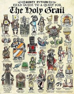 Monty Python Flying Circus, Black Beast, Roi Arthur, Arte Nerd, British Comedy, Monty Python, Vertical Poster, Blackest Knight, King Arthur