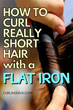 Flat Iron Short Hair, Celebrity Hairstylist, Hair Without Heat, Women Braids, Bridesmaid Hair Long, Really Short Hair, How To Curl Short Hair, Bridal Hair Updo, Hair Tips Video