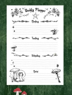 Monthly Planner Template Witchy Green Witch Journal, Witchy Calendar, Witchy Coloring Pages, Witch Planner, Witchy Planner, Witch Journal, Charmed Book Of Shadows, Witch Coloring Pages, Free Printables Organization