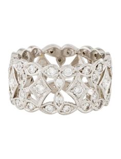 950 Platinum Diamond Band, Diamond Bands, Tiffany & Co., Band Rings, Platinum, Jewelry Rings, Band, Ring, Jewellery Rings