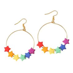 Buy VINTAGE AESTHETIC CLOTHES / 90s CLOTHES / 90s OUTFITS/ 90s AESTHETICS – Boogzel Apparel Italian Minimalism, Star Hoop Earrings, Aesthetic Png, Rainbow Star, Costume Jewelry Earrings, Rainbow Earrings, Vintage Stuff, Colour Star, Rainbow Color