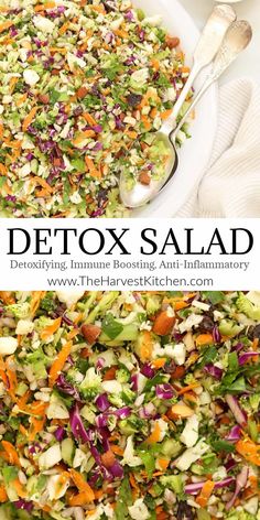 Inflammation Diet Recipes, Detox Salad, Resep Diet, Veggie Dishes, Spaghetti Squash, Healthy Salad Recipes, Mediterranean Recipes