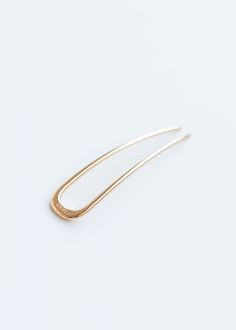 Twist your hair back with this oh-so-effortless Metal French Hair Pin 1pc! Smooth metal finish softly glides through your strands for a no-snag, easy updo. Crafted with a lightweight material to add a golden shine to your sleek hairstyle. Keep this pin in your purse to put your hair up on the go! Style | Hair Color | Gold Material | Metal Dimensions | 0.3 x 5.1 x 1.2 in (0.8 x 13 x 3 cm) Sleek Hairstyle, French Pin, French Hair Pin, Easy Updo, 2024 Wishlist, Easy Updos, Hair Back, Professional Wardrobe, French Hair