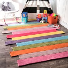 [Handmade Rug], [Carpet] [Rug] [kilim] [boho rug] [broadloom carpet] [Moroccan] - richclassdecor Kids Area Rugs, Handmade Kids, Rugs Usa, Decor Guide, Striped Rug, Geometric Area Rug, Kids Playroom, Hand Tufted Rugs, Handmade Home Decor