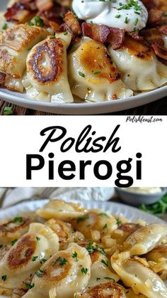 Experience the authentic taste of Poland with Grandma’s Polish Pierogi recipe! These homemade pierogies, filled with your favorite ingredients, are the perfect food for any occasion. Learn how to make the perfect dough recipe and create delicious pierogi that will remind you of classic Polish recipes. Whether you call them pierogi or perogies, this traditional recipe is a must-try for anyone who loves Polish cuisine. #PolishPierogi #PierogiRecipe #PolishRecipes Traditional Polish Pierogi Recipe, Mrs T Perogies Recipe, Vegan Pierogi Dough, Perogies Recipe Sauce, Traditional Polish Food Recipes, Fruit Pierogi Recipe, Best Polish Recipes, Pierogi Fillings Polish Recipes, Healthy Perogies Recipe