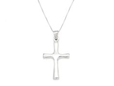 Minimalist Cross Necklace made of Solid 925 Sterling Silver ☞ made to last. Matching Ring & Matching Earrings ☞ please ask me Details:• Silver Cross Pendant• Dimensions: Pendant Height 40mm, Width 21mm• Free Complimentary Chain• Solid 925 Sterling Silver SKU TE-110 Ring Matching, Christian Necklace, Silver Cross Pendant, Matching Ring, Gold Cross Pendant, Bar Pendant, Matching Rings, Cross Charms, Gold Cross