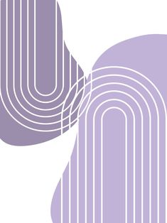 an abstract purple and white background with curved lines on the bottom half of the image