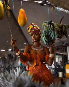 Women Models, Photoshoot Concept, African Beauty, Black Culture, Nara, Orange Dress, African Women, Black Is Beautiful, Pose Reference