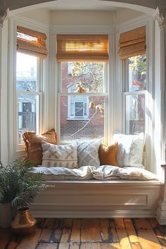 #homedecor, #interiordesign, #homedesign, #decor inspiration Bay Window Room Ideas Bedrooms, Bay Window Seat Living Room, Bay Window Ideas Bedroom, Bay Window Ideas Living Room, Window Seat Bay Window, Window Nook Ideas, Bay Window Reading Nook, Ideas For Bay Windows, Bay Window Seat Ideas