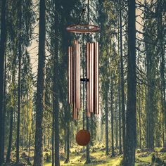 PRICES MAY VARY. 36 inch Large Wind Chimes for Outside Deep Tone Made with 1" diameter aluminum tubes and the thickness of tube is 2.1mm. Length of longest tube is 18.4". 36 inch Large Wind Chimes for Outside Deep Tone sound like church bells ringing and the sound sustains.- The large wind chime is elegant and charming with Copper Vein color. The total length is 36 inch, bathing you in enduring harmony every time the wind blows. The inspirational wind chimes outdoor is suitable for garden, patio Deep Tone Wind Chimes, Large Wind Chimes, Artificial Plants Outdoor, Wind Chime, Amazing Grace, Artificial Plants, Memorial Gifts, Garden Patio, Sounds Like