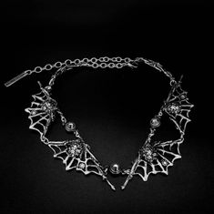 This Choker Necklaces item by MarthaRotten has 294 favorites from Etsy shoppers. Ships from Parkton, MD. Listed on Aug 6, 2024 Spiderweb Necklace, Spider Necklace, Claw Necklace, Social Injustice, Choker Collar Necklace, Goth Jewelry, Themed Jewelry, Choker Necklaces, Gothic Jewelry