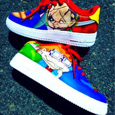 Brand New Custom Art Nike Af1. Used As Display In Art Show. Size 7 Mens Nike Shoes Custom, Custom Af1, Custom Shoes Diy, Shoe Designs, Paint Inspiration, Custom Nike Shoes, Shoes Diy, Cute Nike Shoes, Shoes Custom