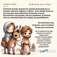 an image of two children and a donkey with the caption'el diario del jose y marta '