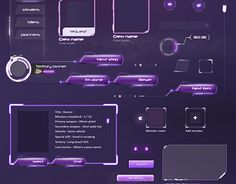 an image of a computer screen with purple lighting