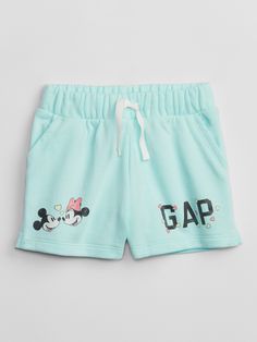 babyGap | Disney Mickey Mouse and Minnie Mouse Logo Pull-On Shorts | Gap Factory Kids Disney Outfits, Mouse Logo, Minnie Mouse Shorts, Mickey Mouse And Minnie Mouse, Disney Shorts, Gap Logo, Minnie Mouse Girl, Disney Kids