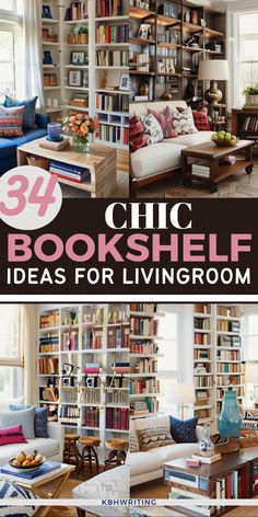 Find bookshelf decor ideas for the living room to showcase your style and love for books. From curated collections and decorative accents to creative shelving arrangements, find inspiration to transform your bookshelf into a focal point of your living space. #Bookshelf Shelf Ideas For Living Room, Room Bookshelf Decor, Living Room Bookshelf Decor, Bookshelf Decor Ideas, Stylish Bookshelf, Book Shelf Ideas, Ladder Shelves, Styling Bookshelves, Fireplace Bookshelves