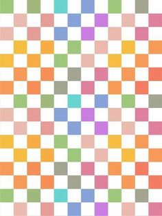 an image of colorful squares that are in the same color scheme as they appear to be on