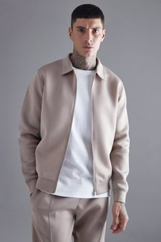 Going Out Trousers, Borg Jacket, Party Mode, Gym Hoodie, Jacket Beige, Heavy Coat, Harrington Jacket, Mens Outfit Inspiration, Upgrade Your Look