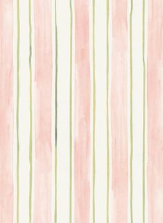 a pink and green striped wallpaper with vertical stripes