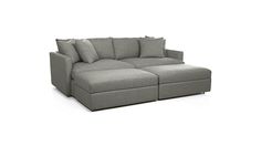 Lounge II Storage Ottoman with Casters Dining Room Table Makeover, Deep Couch, Deep Sofa, Lounge Couch, Swedish Furniture, Grey Dining Room, Long Sofa, Theater Room, Bed Time