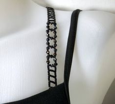 This listing is for the instant download for the Jet Swarovski Adjustable Beaded Bra Strap Tutorial to accompany the GutsyGuide Beadwork Course. Upon purchase, you will receive immediate access to the following: -An itemized list of all necessary tools and supplies -Detailed Stacked Earrings, Linking Rings, Lariat Necklace