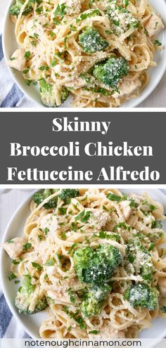 Skinny Chicken and Broccoli Fettuccine Alfredo | A lighter version of your favorite fettuccine Alfredo pasta, using a super creamy and delicious cauliflower alfredo sauce for fewer calories and more sneaky veggies! #pastarecipes, #alfredo Tummy Aesthetic, Broccoli Fettuccine Alfredo, Bodybuilding Meals, Fettuccine Alfredo Pasta, Sneaky Veggies, Pasta House, Cauliflower Alfredo Sauce, Cauliflower Alfredo, Cauliflower Sauce