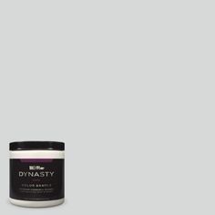 a can of dymasty paint on a gray background with the words, color name