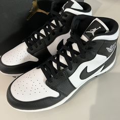 Jordan 1 Mid TD White/Black football cleats FJ6805-100 Men's Size 12 Brand new with Box Fast shipping from a trusted Seller Football Cleats, Jordan 1 Mid, Jordan 1, White Black, Athletic Shoes, Men's Shoes, White And Black, Jordan, Size 12